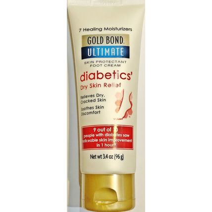 Gold Bond Ultimate Diabetics' Dry Skin Relief Skin Protectant Foot Cream 3.4 oz.