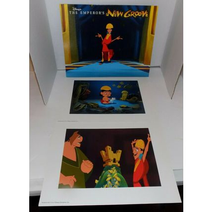 Disney's The Emperor's New Groove Exclusive Lithograph Portfolio Set Of Four