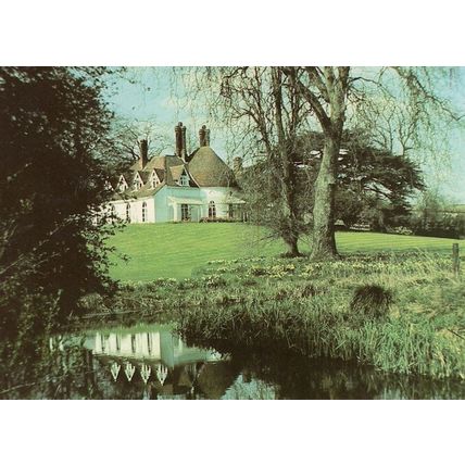Houghton Lodge Stockbridge Hampshire Gardens Launch Invitation Postcard
