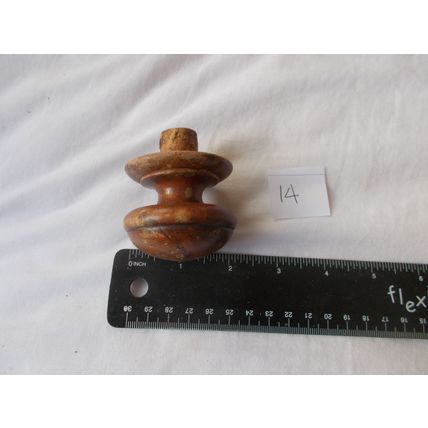 DOOR KNOBS WOODEN ( 14) (09/01) # #