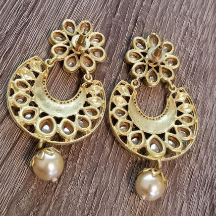Round rhinestone Earrings
