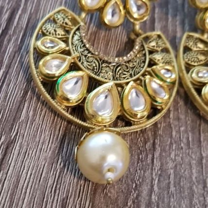 Round rhinestone Earrings