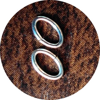 3.5x5.3 mm 925 Sterling Silver Oval Open Jump Rings Jewellery Making/Repair C7