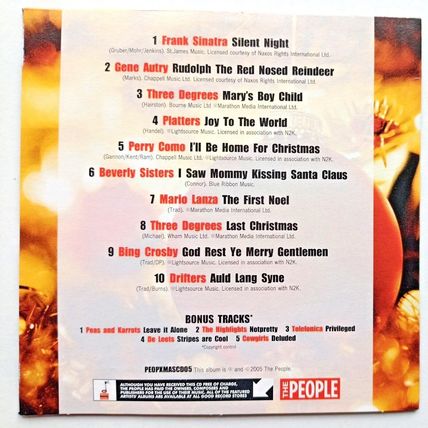 CHRISTMAS GOLD, CD, A THE PEOPLE NEWSPAPER PROMOTION (1 CD).