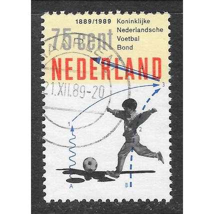 NETHERLAND 1989 100 YEARS OF FOOTBALL BOY SCIENCE IN KICKING USED
