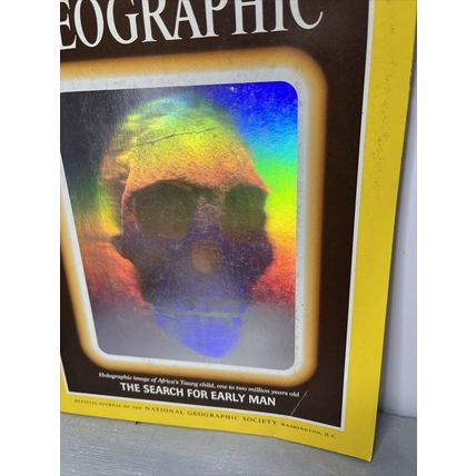 National Geographic Magazine Nov 1985 Search for Early Man - Vintage Collectable