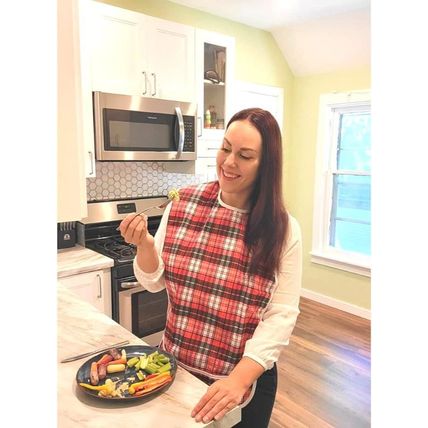 Unisex Adult Bibs - Reusable Clothing Protectors - Waterproof Bib