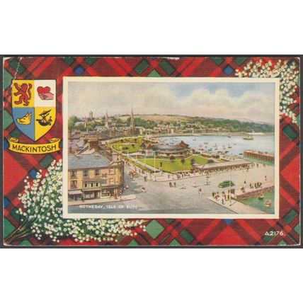 Rothesay, Isle of Bute, 1955 - Valentine's Postcard