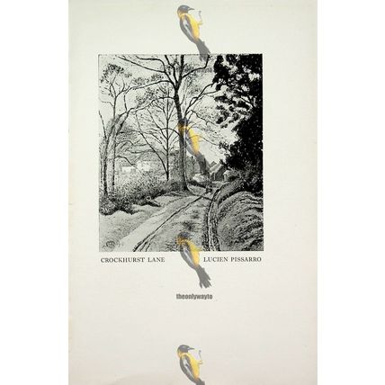 Crockhurst Lane, Pissarro & Loing A Moret, A Sisley, Book Illustration, 1920