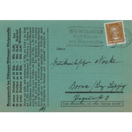 Bad Wildungen Bath Manufacturers Bathroom Germany Old Postcard