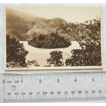 1955 postcard Loch Katrine, Ellen's Isle