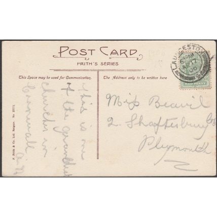 Launceston Church Porch, Cornwall, 1906 - Frith's Postcard
