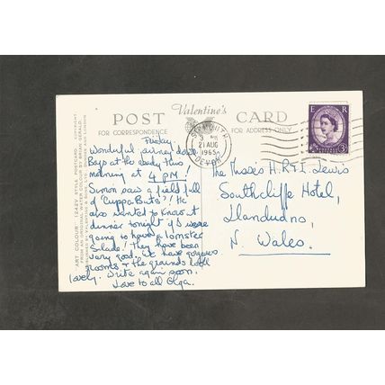 Postcard Devon Sidmouth Connaught Gardens 1965
