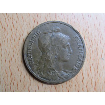 France Republic 1899 10 Centimes Coin