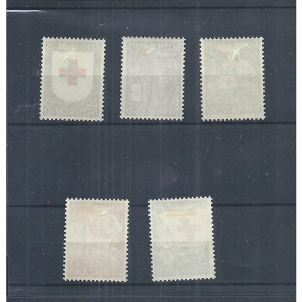 Netherlands stamps. 1953 Red Cross Fund MH SG 769 - 773 CV £23 (AQ236)