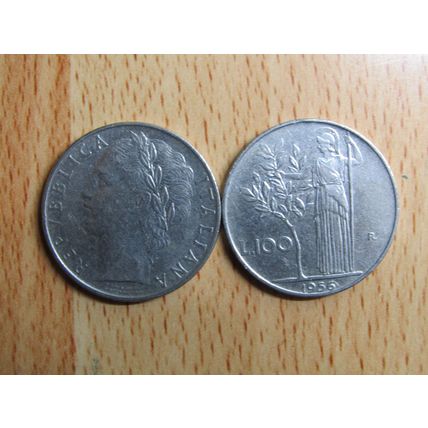 Italy 1956 100 Lire Coin
