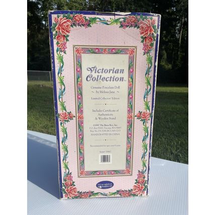 NIB VTG Brass Key Victorian Collection Limited Edition Genuine Porcelain Doll