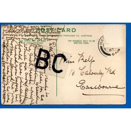 Postcard Ashburnham Road Clive Vale Hastings Sussex Nr Fairlight St Leonards