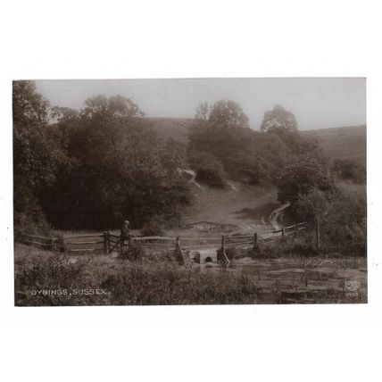 Poynings, Sussex, RP Postcard.