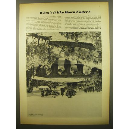 1961 Australian National Travel Association Advertisement - What's it like