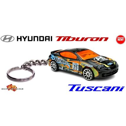 RARE KEYCHAIN BLACK HYUNDAI TUSCANI/TIBURON CUSTOM Ltd Ed.
