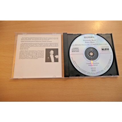Capella Istropolitana - Handel: Fireworks Music / Water Music CD (1993) VGC.