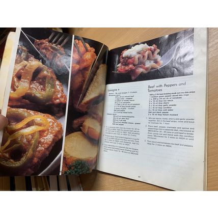 RARE* VINTAGE "SANYO MICROWAVE OVEN COOK BOOK" RECIPES PAPERBACK BOOK (LL)