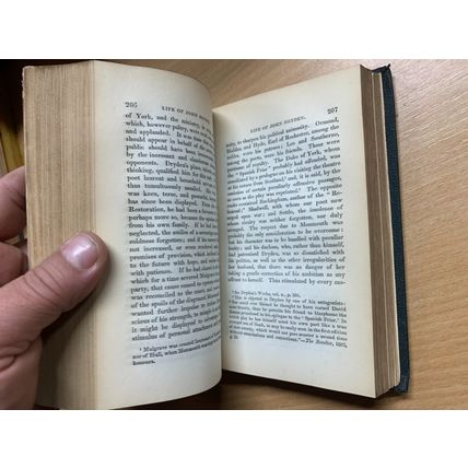 1834 "PROSE WORKS OF SIR WALTER SCOTT - LIFE OF DRYDEN" VOL 1 ANTIQUE BOOK (P3)