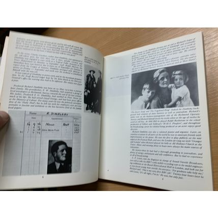 1966 1ST EDITION "RICHARD DIMBLEBY BROADCASTER" BBC VINTAGE PAPERBACK BOOK (P3)