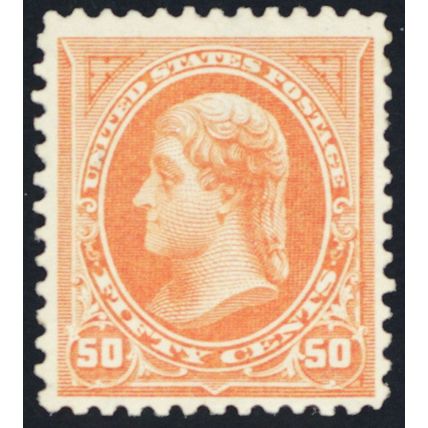 275, Mint VF H 50¢ (Heavy gum bend) - Nice Centering SCV $240 - Stuart Katz