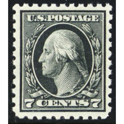 430, Mint VF NH 7¢ Rich Color! - With PSE Certificate - Stuart Katz