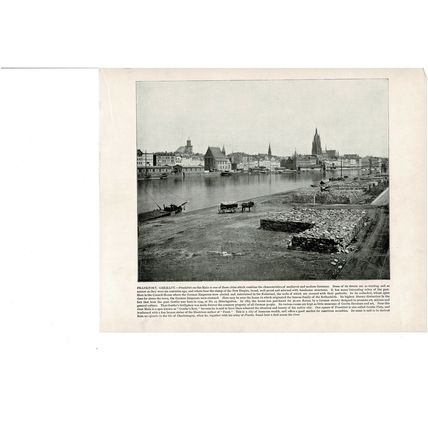 Frankfort (Frankfurt) Germany, Book Illustration (Print), 1899