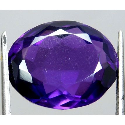 Natural 15.75 Ct Purple Color Amethyst Oval Cut Loose Gemstone