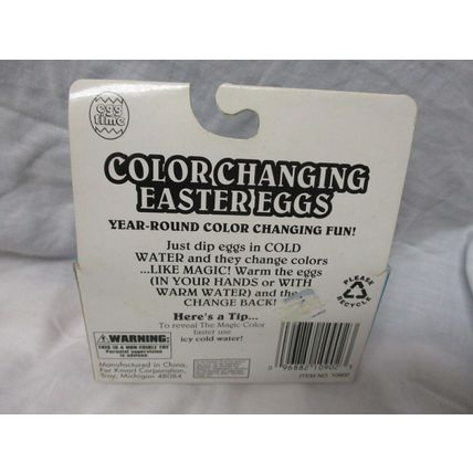 Egg Time Color Changing Easter Eggs