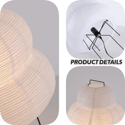 Paper Lamp Noguchi Style Lamp, Rice Paper Akari Floor Lamp, Paper Lantern Lamp w
