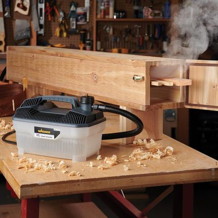 Earlex SS77USSG Steam Generator, 1.3-Gallon Capacity, 12' Hose, Steamer for Wood