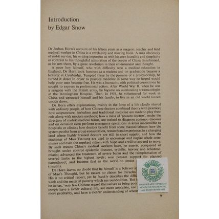AWAY WITH ALL PESTS AN ENGISH SURGEON IN PEOPLE'S CHINA 1954-1969 by JOSHUA HORN