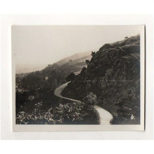 Malvern Hills Ivy Scar Rock, Worcestershire. Small snapshot for scrapbook, album