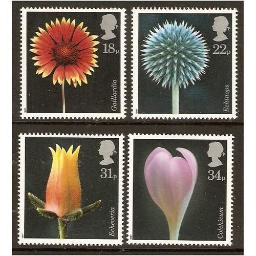 Great Britain 1987 Flowers Lammer Unmounted Mint SG 1347-1350 Sc 1168-1171 stamp