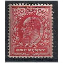 1902 SG219 1d Scarlet Unmounted Mint (slight gum toning) . ..