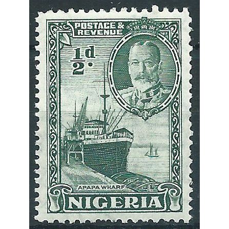 Nigeria 1936 SG34 1/2d Green Mounted Mint .. ..