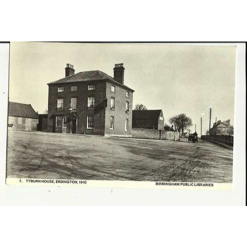 Warwickshire ERDINGTON Tyburn House Postcard by Birmingham Libraries (7)