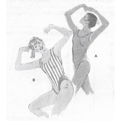 Kwik Sew 1680 Sewing Pattern Misses Leotards Size XS S M L Uncut Ca. 1987
