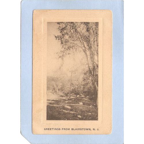 New Jersey Blairstown Greetings From Blairstown NJ~2853