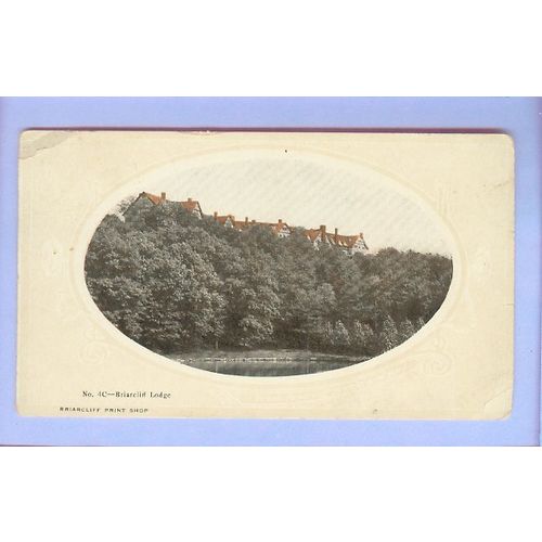 New York Briarcliff Briarcliff Lodge Circular Photo Large Lodge On Top Of ~293