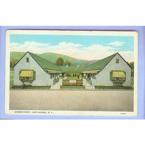 New York Lake George Sisson Court View Small Motel Complex~290