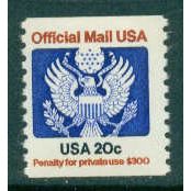 O135 20c Eagle Fine MNH Q1339
