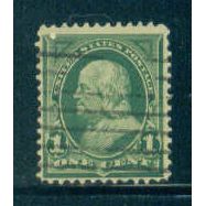 Used 279 1c Benjamin Franklin Barely Clears M04433