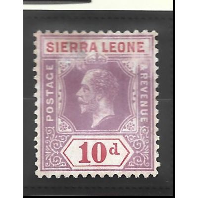 Sierra Leone Stamp Scott #114, Mint Hinged