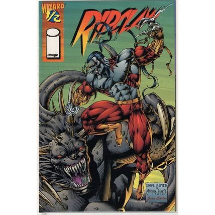 RIPCLAW 1/2 WIZARD comic ( 1995) w/ coa